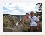 Wyoming2008 213 * Richele and Pat with Lower Falls in the background from Inspiration Point * Richele and Pat with Lower Falls in the background from Inspiration Point * 3072 x 2304 * (2.19MB)